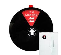 Panneau de porte de bureau - Panneau de porte léger en acrylique portable avec 6 options - Design amusant pour salle de classe, mur , toilettes, réunion, chambre à coucher, porche