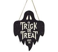 Panneau de porte d'entrée Trick or Treat - Panneau de bienvenue Trick or Treat pour porte d'entrée | Panneau de porte pour fournitures de fête d'Halloween, décorations de porte d'entrée, cintre de por