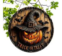 Panneau de porte d'Halloween : Cintre de sorcières pour porche, design vintage, pour chambre, bureau, appartement, salon, couloir | Décoration créative d'Halloween avec Sig