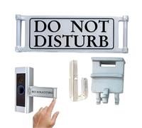 Panneau de porte « Do Not Disturb » - Panneau non décoloré « No Soliciting » réutilisable « Please Do Not Disturb Purpose » pour maison, dortoir, séance de classe