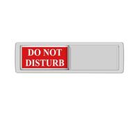 Panneau de porte en acrylique « Do Not Disturb Easy To Use » - Indicateurs pour salle de bain et lieu de travail