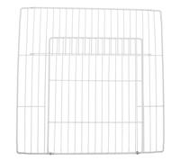 Panneau de Porte Grillagé pour Enclos à Chats, Extension Modulaire | Maille Dense en Fer Blanc, Porte Intégrée à Ouverture Intérieure, Ventilation et Contrôle D’accès
