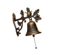 Panneau de porte « Merry Christmas Welcome » en métal - Décoration saisonnière - Sonnette de porte - Usage commercial attentionné - Pour dîner en plein air