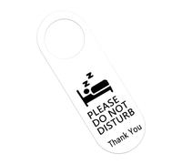 Panneau de porte Ne pas déranger, panneau de porte en acrylique double face pour bureau, cabinet d'avocats, cliniques et hôtels