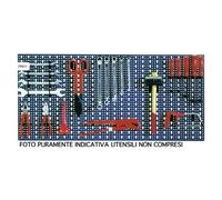 Panneau De Porte Outils 980 X 5 X 480 Mm Tôle Acier Bleu