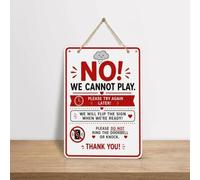Panneau de porte réversible en métal, inscription « Do Not Disturb Please Knock » - Double face pour la maison, le bureau, la chambre à coucher, indicateur de disponibilité transparent pour lettres en