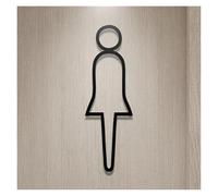 Panneau de porte toilettes en matériau qualité | Multicolore 18x11cm et 25x16cm for les bureaux, les restaurants et les lieux : il fournit des conseils(11,18x11cm)