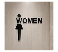 Panneau de porte toilettes en matériau qualité | Multicolore 18x11cm et 25x16cm for les bureaux, les restaurants et les lieux : il fournit des conseils(10,25x16cm)