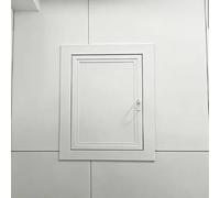 Panneau de portes d'accès 24×24 36×36pouces, porte d'accès alliage d'aluminium panneau de cloison sèche trappe d'inspection de mur et de plafond armoire couverture boîte à fusibles(26x28in/66x71cm)