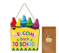 Panneau De Pour Salle De Classe - Enseigne Porte Crayon Tableau Classe - Panneau en Bois Décoration Intérieur Extérieur pour Premier Jour Maternelle Élémentaire