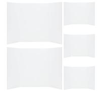 Panneau de Présentation Pliable à Trois Volets 5 Pièces | Surface Lisse et Propre, Écriture Possible, pour Photos et Imprimés, Salons Professionnels, Foires Scientifiques