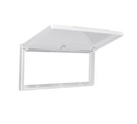 Panneau de prise de courant étanche à 3 interrupteurs pour cuisine et salle | Imperméable, résistant à la poussière, facile à décoller et à coller, s'adapte aux interrupteurs de type 86 de 29,49 x 12,80