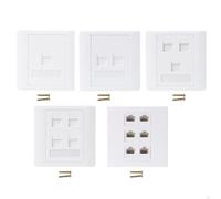 Panneau de prise d'ordinateur de Type 86, Module réseau CAT5E, sortie d'interface de câble RJ45, nouveauté 2021