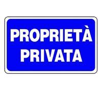 Panneau de propriété privée pour portes de maisons 30 cm x 20 cm
