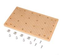 Panneau de protection en MDF pour machine à graver 3018 - Haute densité - Avec trous M6 pré-percés - Couche sacrificielle pour bois - 30 x 18 x 1,2 cm