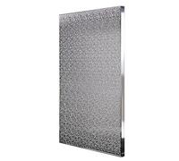 Panneau de protection thermique en aluminium de 2 cm d'épaisseur, bouclier thermique for côté du réfrigérateur, panneau résistant à la chaleur(60x60cm/23.6x23.6in,Adhesive)