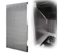 Panneau de protection thermique en aluminium - Protection pour four, cuisinière, micro-ondes, réfrigérateur et armoires - Panneau de protection contre les dommages causés par la chaleur