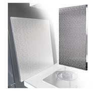 Panneau de protection thermique for téléviseur au-dessus de la cheminée/réfrigérateur/poêle à bois, panneau isolant auto-adhésif en aluminium ignifuge(24x24in/61.0x61.0cm)