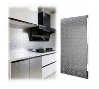 Panneau de protection thermique, Plaque Anti Chaleur Four Frigo Ignifugé Panneau de protection thermique en aluminium Pour plan de travail, cuisine, cheminée, gazinière(60*110cm)