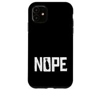 Panneau de protestation Nope No Wars Coque pour iPhone 11