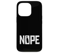 Panneau de protestation Nope No Wars Coque pour iPhone 13 Pro