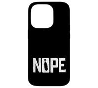 Panneau de protestation Nope No Wars Coque pour iPhone 14 Pro