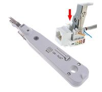 Panneau de raccordement réseau Ethernet, outil de poinçonnage de la plaque frontale RJ11 RJ45 Cat5 avec capteur