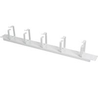 Panneau de rangement 19" DIGITUS 1 UH 5 étriers guide-câbles gris clair