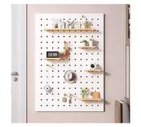 Panneau de rangement mural, système de plaque de trou facile à installer pour l'organisation de la maison et du bureau