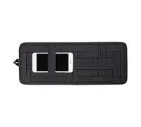Panneau De Rangement pour Visière D'Automobile - Panneau Élastique À Poches Multiples,Tablette De Rangement pour Lunettes De Soleil sur Visière Auto,pour Berlines Minivans Camping-Cars Cartes