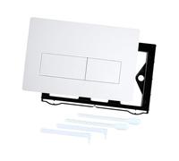 Panneau de rechange pour réservoir de toilettes - Design moderne - Facile à utiliser - Compatible avec la salle de bain