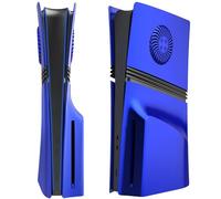Panneau de rechange respirant pour console de jeu PS5 PRO Digital Edition Version Lecteur optique universel pour PS5 PRO Bleu Couleur bleue (version lecteur optique)