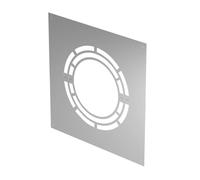 Panneau de recouvrement 0° - 30° pour ventilation arrière, en deux parties - Schiedel ICS 100 mm