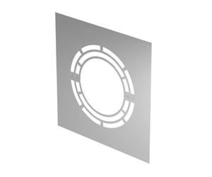 Panneau de recouvrement 0° - 30° pour ventilation arrière, en deux parties - Schiedel ICS 150 mm