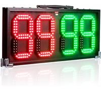 Panneau de remplacement d'arbitre de football à LED, équipement de match de football, affichage du temps de blessure, panneaux électroniques pour changer de joueur de football, 60 cm étanche, batter