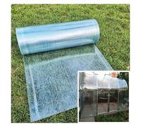 Panneau de Remplacement en Plastique Transparent, 0.8mm Plexiglass Plaque Transparent pour Serres, Cours Intérieures, Vérandas, Terrasses(1x20m)