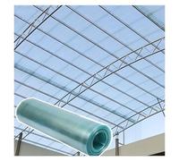 Panneau de Remplacement en Plastique Transparent, 0.8mm Plexiglass Plaque Transparent pour Toitures Serres, Abris Voiture, Agriculture, Horticulture(0.5x8m)