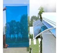 Panneau de remplacement pour toiture en polycarbonate, feuille de plastique acrylique transparent de 2 mm d'épaisseur, auvent de serre, abri d'auto, cadre froid extérieur résistant à la pluie