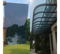 Panneau de remplacement pour toiture en polycarbonate, feuille de plastique acrylique transparent de 2 mm d'épaisseur, auvent de serre, abri d'auto, cadre froid extérieur résistant à la pluie