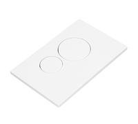 Panneau de Réservoir D'eau de Toilette ABS Squared Dual Flush Panneau de Plaque D'actionneur à Double Chasse avec Colonnes Dissimulées Couvercle de Réservoir D'eau de Toilette