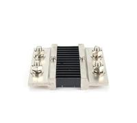 Panneau de résistance de shunt, 750A 800A 1000A 1200A 1250A 1500A 75mV FL-2 cuivre DC Shunt 0,5 classe résistance de shunt de mesure for ampèremètre analogique 1 pièces(800A,100mV)(1500A,60mV)