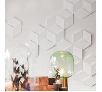 Panneau de revêtement mural 3D - W100 ROMBUS - L.258 mm x l.150 mm x Ép.29 mm - ORAC