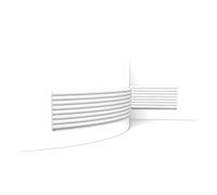 Panneau de revêtement mural 3D - W110 HILL - l.250 mm x Ép.16 mm - ORAC