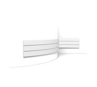 Panneau de revêtement mural 3D - W116 BAR XL - L.2000 mm x l.250 mm x Ép.20 mm - ORAC