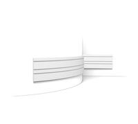 Panneau de revêtement mural 3D - W119 BAR MIX - L.2000 mm x l.250 mm x Ép.20 mm - ORAC