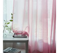 Panneau de rideau transparent en polyester pour filtrer la lumière et créer des espaces confortables