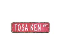 Panneau de rue Caravan Hound Dog Mom - 7,6 x 30,5 cm - Personnalisable - Facile à monter - Panneau mural amusant - Décoration murale amusante pour Lane Avenue Street Way Man Cave