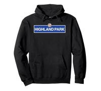 Panneau de Rue Highland Park Los Angeles NELA Northeast LA 323 Sweat à Capuche