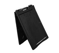 Panneau de ruelle pliable avec double affichage partiel 68 x 108 cm Cadre ABS pour restaurant, magasin, publicité, publicité commerciale