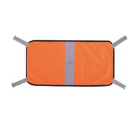 Panneau De Sécurité De Chasse - Panneau De Sécurité Blaze Orange | Couverture De Sac À Dos Haute Visibilité | Couvre-équipement Extérieur Avec Bandes Réfléchissantes | Stribles Réfléchissantes Accesso